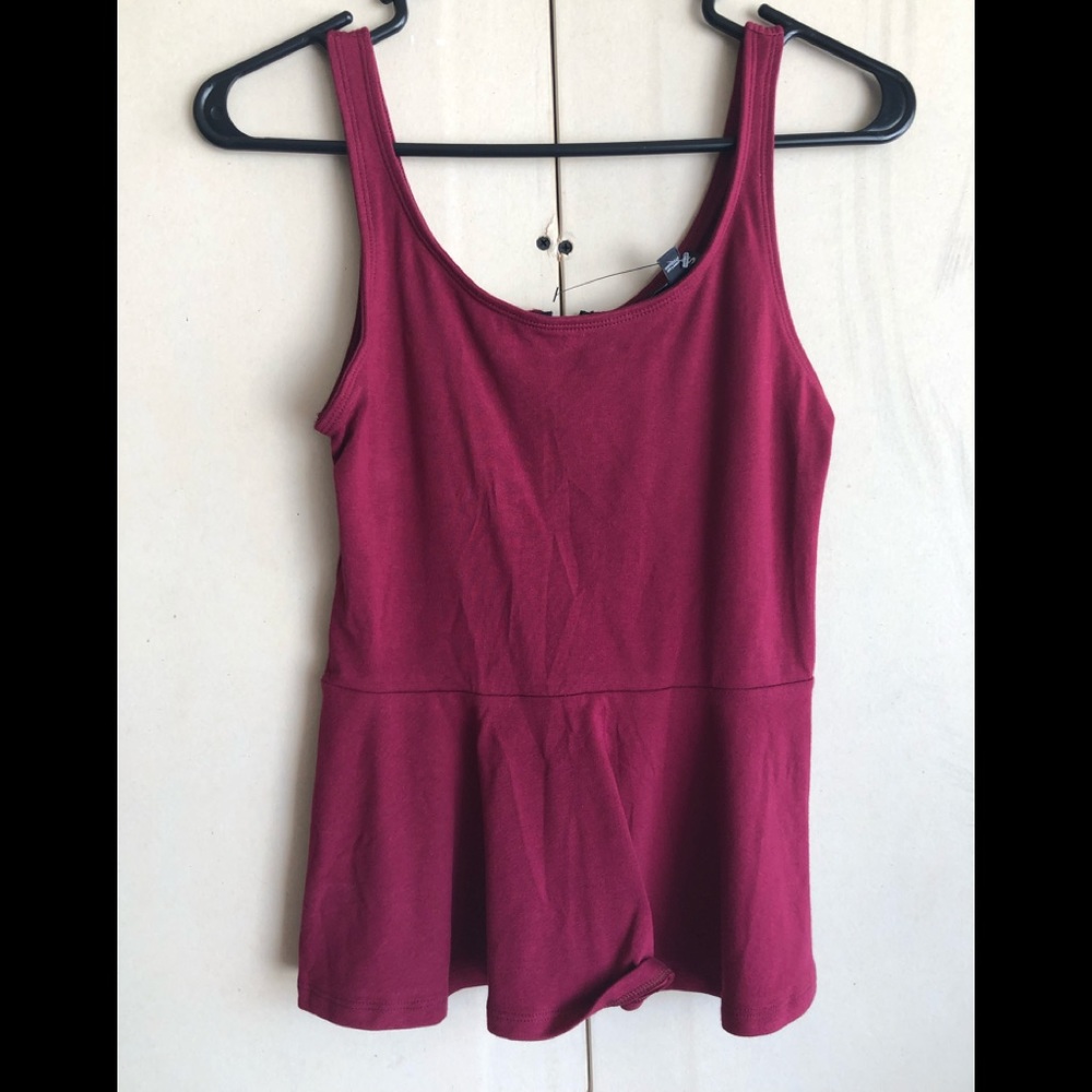 Express peplum tank
